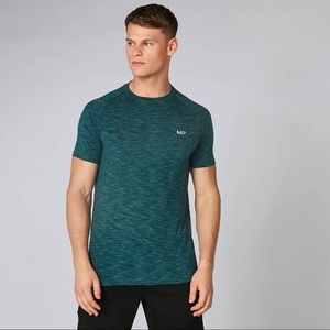 Men’s Myprotein MP Performance Short Sleeve T-Shirt - Alpine Marl Green Size M